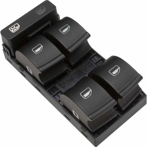 Interruttore alzacristalli, pulsante alzacristalli elettrico 8E0959851 8E0959851B per A4 B6 B7 Seat Exeo (1/4)