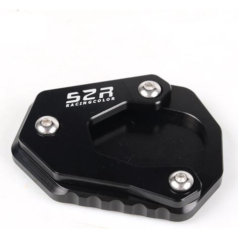 (noir) Rehausse de béquille latérale pour moto, compatible avec VOGE 500DS, 500R, 650DS, 500 R et 650 DS. Accessoires maxpower (1/4)