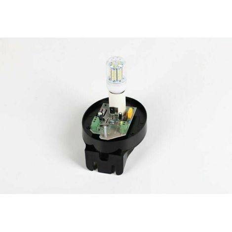 Lampe clignotante et accessoires pour motorisation,Clignotant Portail 220V Universal avec Antenne Clignotant LED Dispositif de sig (1/4)