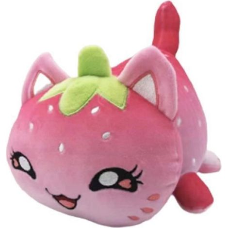 Chat fraise - Meemeow Aphmau-Jouets en peluche pour chats, Nourriture Meemeows, Peluche, Lapin, Ahpmau, Frite (1/4)