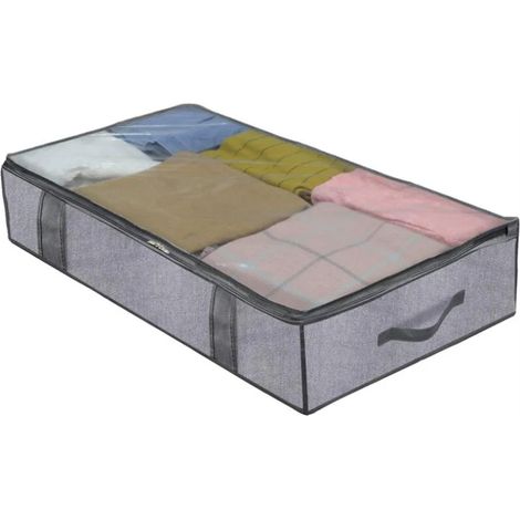 Sac de rangement pour couettes anti-poussière et anti-humidité, boîte de rangement vêtements (1/3)