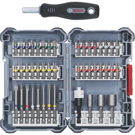 Bosch 2607017693 44 Piece Screwdriver Bit Set & Nutsetter Nut Driver Screwdriver (1/7)