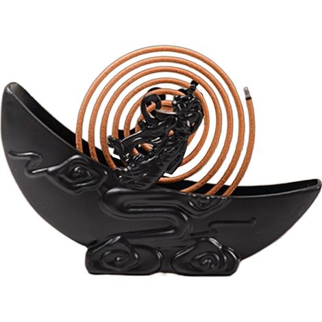 Porte-encens en spirale, répulsif à mouches, plateau portable (1/5)