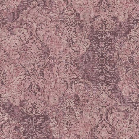BRICOFLOR Papier peint Rose|Rouge Couloir Chambre (à coucher) Salon - 10,05 x 0,53 m (1/5)