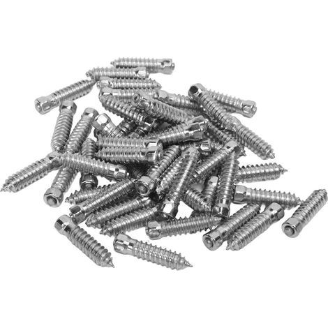 50 pneus anti-dérapants à vis M6x6mm pour neige, crampons pour pneus de voiture de course, chariot élévateur, moto et véhicule tout-terrain (1/5)