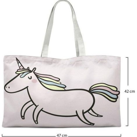 Sac Shopping - Tote Bag - Coton - 47 x 42 cm - Noir - 1 Pièce (1/4)