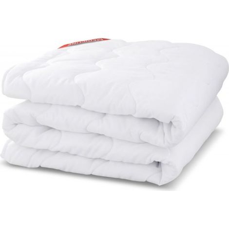 Protège-matelas Matelassé 160x200 cm Blanc Microfibre Silicone Élastique Oeko-Tex (1/5)