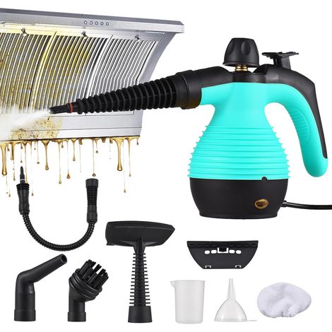 Ej.Life 1050 W Handdampfreiniger, 9 Zubehörteile für Böden, Möbel, Auto, Badezimmer, Fenster, Küche, Dampfreiniger, Dampfreinigung (1/5)