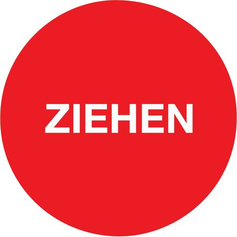 Türaufkleber ( 3000277040 ) Ø 50 mmLxB Folie selbstklebend 10 Stück