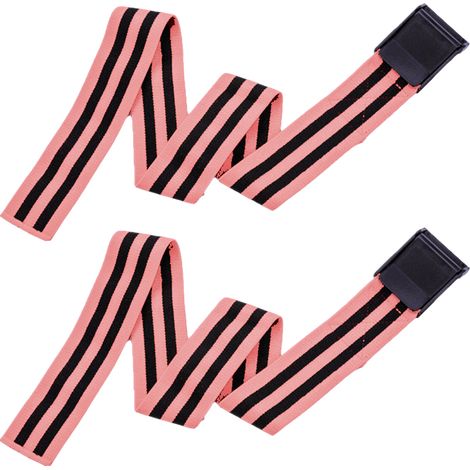 Bandes De Restriction De Flux Sanguin - Pour Entrainement Des Jambes - 4 Tailles - Lot De 2 (1/5)