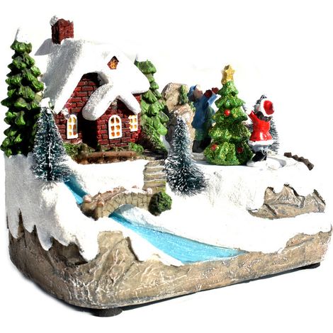 Santa Claus in the Luminous and Animated Forest (1/4)