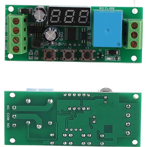 Stromerkennungssensormodul mit Digitalanzeige, 4–20 mA Relaismodul, Komponente DC12V (1/5)