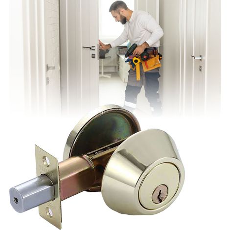 Runder Zylinderriegel aus Eisen mit Einzelriegel – Antikes Riegelsystem für klassische Türdekoration – 500 g, 20 cm, eisenfarben (1/5)