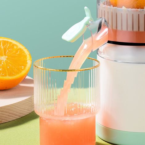 Mini-Zitruspresse, kleine tragbare Zitruspresse, automatische Orangenpresse für den Hausgebrauch (1/5)