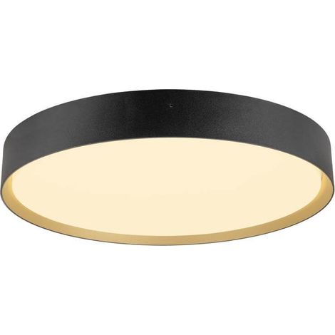 Plafonnier Decona 42 noir-or Ø 42cm - 1008584
