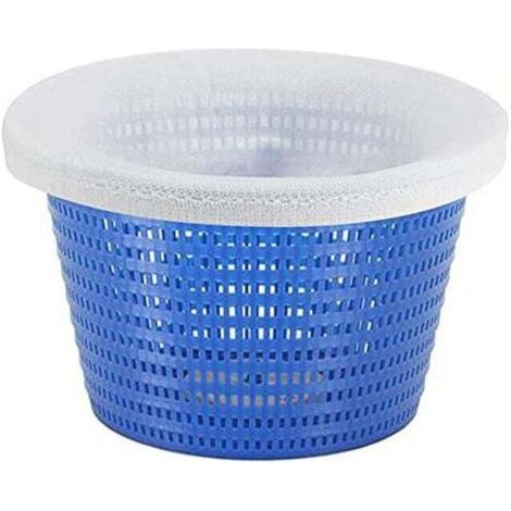 Packing with 20 pool skimmers, elastic nylon filters on excess of pollen, white and damaged (20er-pack)