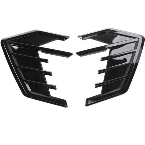 Rejilla de ventilación lateral universal (juego de 2) para guardabarros, estilo bricolaje, cubierta del capó. (1/5)