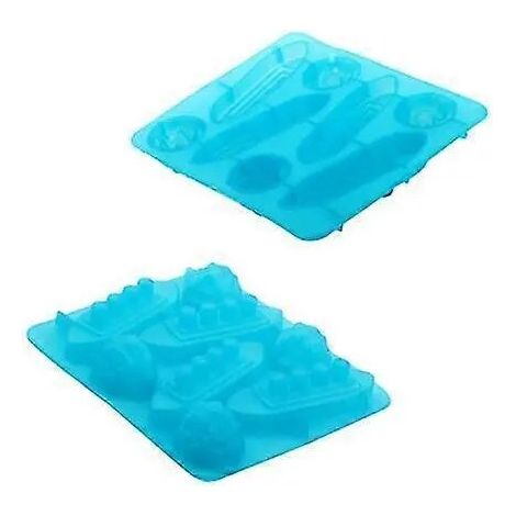 Moules à glaçonsMoule à glaçons en silicone, modèle Titanic, 16 x 13,9 x 2,6 cm (1/3)