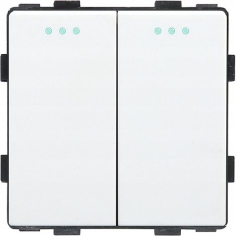 Lichtschalter 2P mechanischer Einsatz weiß RTX SH (1/5)