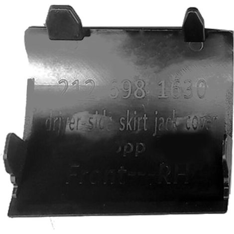 Faldón lateral delantero pequeño, tapa de posicionamiento del gato, número de pieza A2126981630, para Mercedes-Benz Clase E W212 (2009-2012), lado derecho.