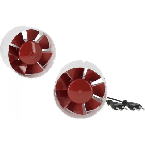 Pack extracteurs 2 x 190 m3/h - diamètre 125 mm - VENTS
