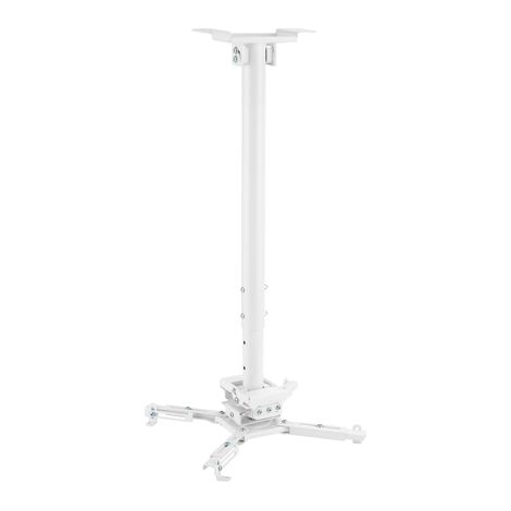 Supporto a soffitto per proiettore Vivolink VLMC350M-W, colore bianco. (1/5)
