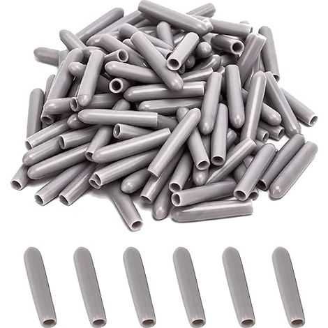 100 Pièces Capuchon Lave Vaisselle,Capuchons Pour Panier à Vaisselle,PVC Housse De Protection Universels Pour Lave Vaisselle,Capuchons Antirouille 25  3MM (1/5)