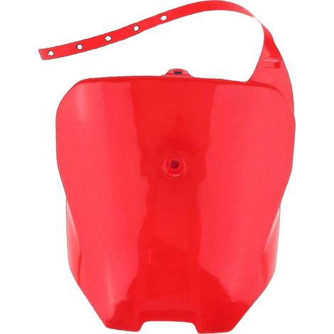 Motorrad-Frontkennzeichen, Hochleistungskunststoff für CRF70, rot (1/5)