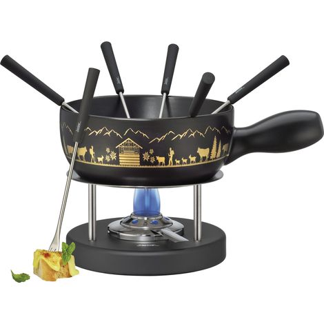 Spring Formaggio -Fondue-KP2896225024 - Fonduta per formaggio, 22 cm, colore: Nero/Oro (1/5)