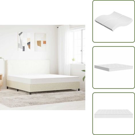 Materasso a molle con schiuma - vidaXL Materasso a Molle Bonnel Medio 180x200 cm - Materasso a molle con molle Bonnel