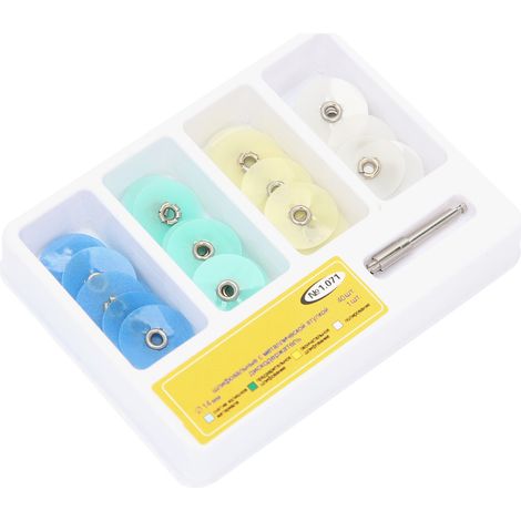 40 pièces/boîte de tampons de polissage dentaire, matériau en résine, tampons de polissage pour la cavité buccale et les dents, accessoires dentaires. (1/5)