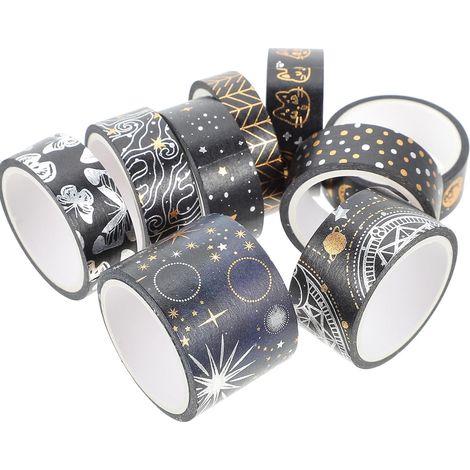 Papierklebeband Selbstklebendes Planer Abdeckband 9 Rollen