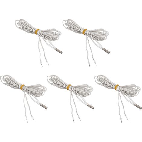 5er-Pack Heizpatronen aus Nickel-Chrom-Edelstahl, 70 W, für Ender 3 3D-Drucker, 24 V, 2 m (1/5)