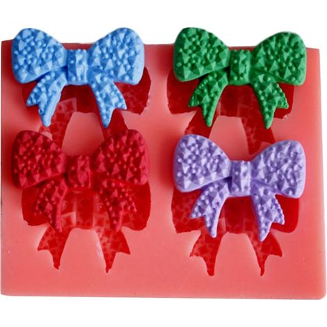 Moule à savon nœud papillon, moule à fondant, moule à biscuits, outil de pâtisserie DIY en silicone 50-82 (1/2)