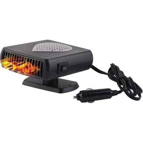 Car 2in1 Allume-Cigare Chauffage Ventilateur De Refroidissement - Portable Rapide Chauffage Refroidisseur Ventilateur Dégivrage Antibuée pour Voiture Van (1/5)