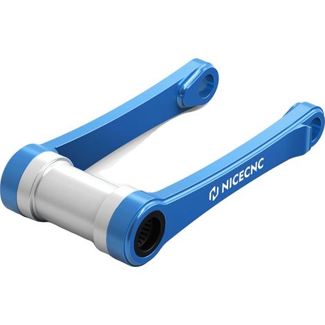Varillaje rebajado, mecanizado CNC, altura ajustable, azul (1/2)