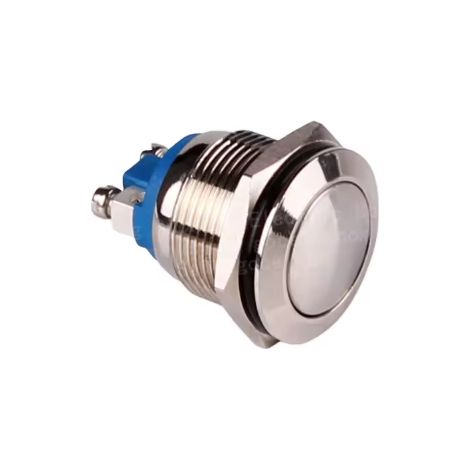 TRU COMPONENTS GQ19F-10/L/S Vandal-proof push button Ø19mm IP65 2A Max 36V