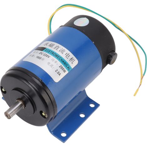 Moteur électrique à aimant permanent 220 V CC 200 W 1800 tr/min, monophasé asynchrone (1/5)