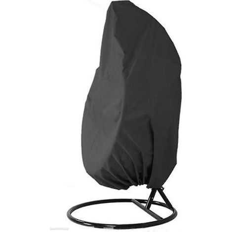 Housse de chaise suspendue 75 x 45 pouces, chaise suspendue en rotin en forme d'œuf, protège la terrasse extérieure du jardin et de l'eau. (1/3)