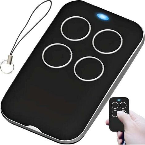 Télécommande universelle manuelle pour porte de garage, émetteur 4 canaux, 868 MHz, ouvre-porte de garage automatique, duplicateur de porte de garage Retoo (1/4)