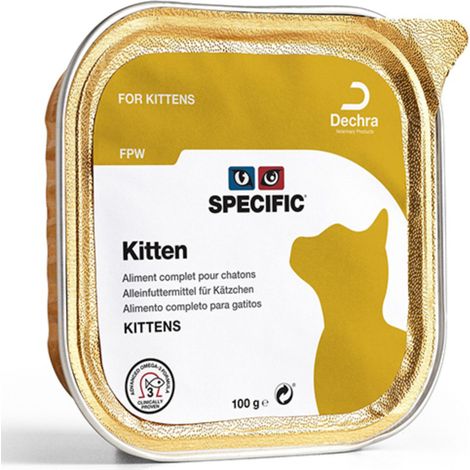 Nourriture spcifique Hiro for Kittens Kitten FPW, pack 4 x 7 x plateau 100 gr