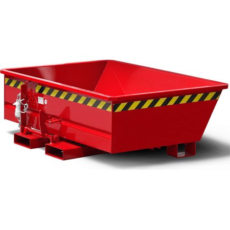 RR Industrietechnik Minikipper Typ RMI-15 675x1075x450mm 150dm³ RAL 3000 Feuerrot