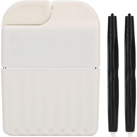 8pcs Boîte Filtres Anti-Cire pour Appareils Auditifs, Protection Cérumen, Accessoires Blancs (1/5)