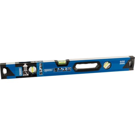 Draper 600mm Aluminum Box Section Level with Side View Vial and Side View Feature (Model 75102) (1/5)