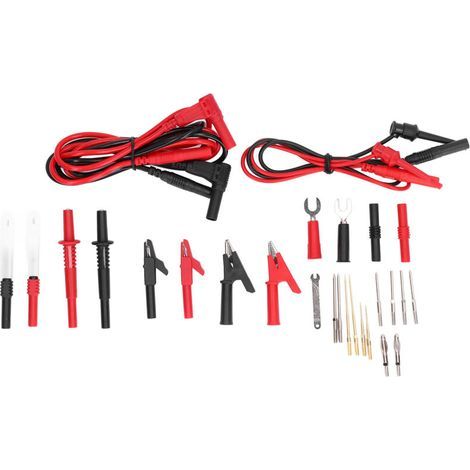 Kit de câbles de test pour multimètre automobile avec pinces perforantes et fiches banane 4mm JT8040 (1/5)