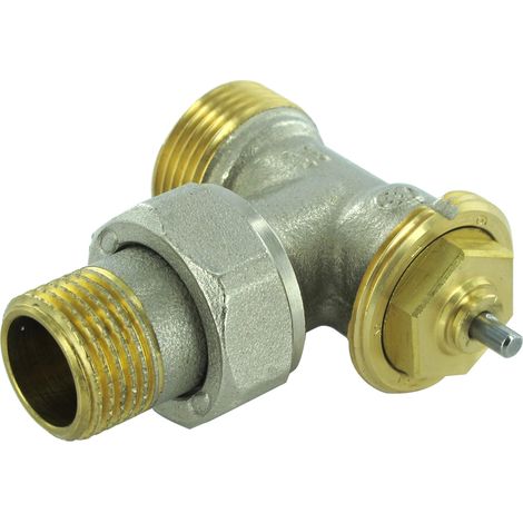 Comap – Robinet de radiateur équerre thermostatique F 1/2' – Tête thermostatique – Raccord 1/2' – Pour installation rapide et efficace