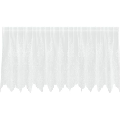 Maison Exclusive - Tenda in Pizzo con tende Bianco 120 x 300 cm Poliestere