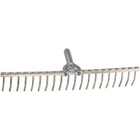 5 x RASTRELLO A 20 DENTI TONDI IN ALLUMINIO