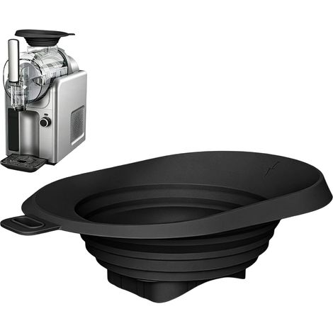 Entonnoir pour aliments en silicone, entonnoir de cuisine à grande bouche, outil à verser résistant avec extérieur antiadhésif, matériau flexible