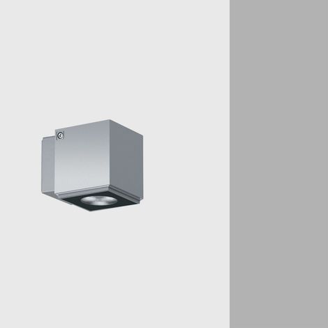 [GEBRAUCHT] B-Ware iGuzzini LED-Lampe Wandbeleuchtung iPro Außenwandlampe 830 7,7W grau 32° LED (1/2)
